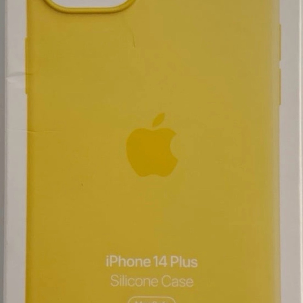 Apple iPhone 14 Plus Silicone Case - Bright Yellow